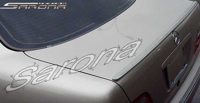 Custom Mercedes E Class Trunk Wing  Sedan (1996 - 2002) - $225.00 (Manufacturer Sarona, Part #MB-012-TW)